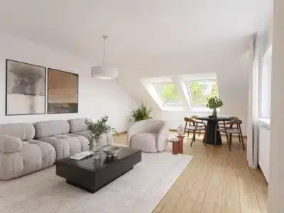 Wunderschöne 3-Zimmer-Wohnung auf dem Buckenberg! - Visualisierung - Wohnzimmer (923)